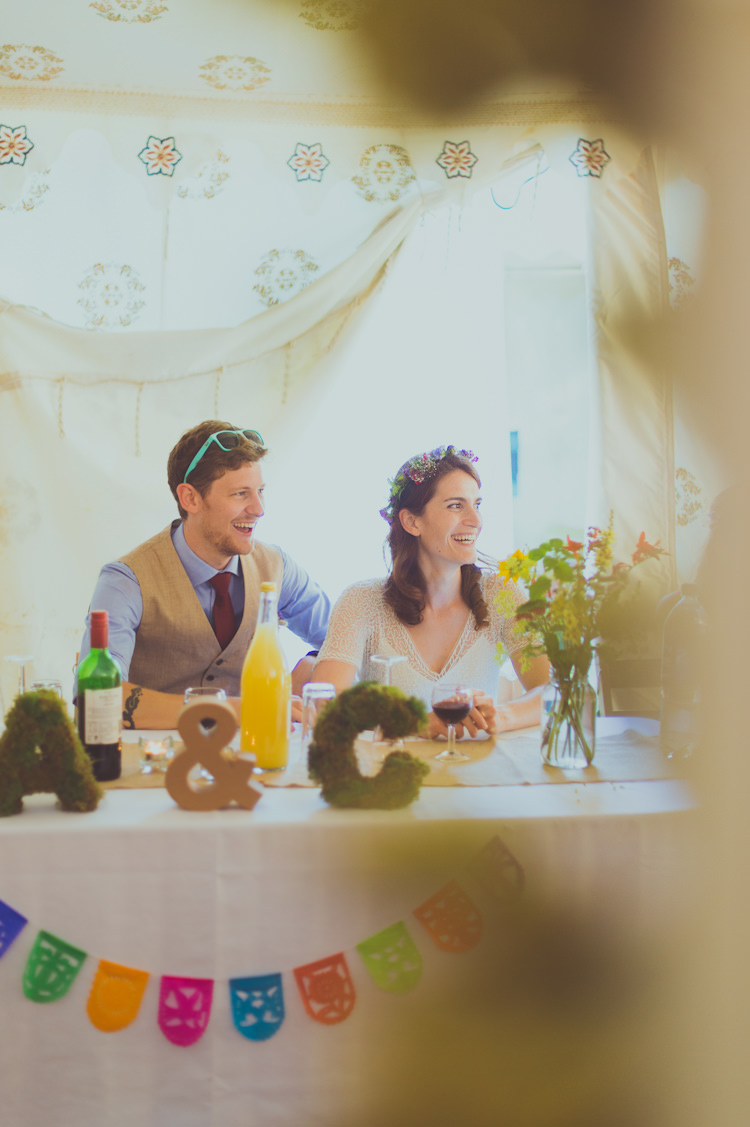 Colourful Woodland Humanist Wedding http://sashaweddings.co.uk/