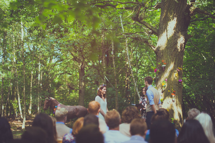 Colourful Woodland Humanist Wedding http://sashaweddings.co.uk/