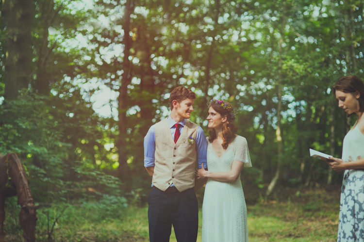 Colourful Woodland Humanist Wedding http://sashaweddings.co.uk/