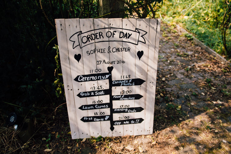 Wooden Pallet Sign Home Made Rustic Barn Wedding http://www.sarahfleetphotography.com/