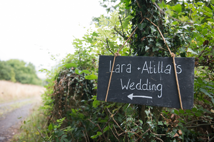 Slate Welcome Sign Rustic Outdoor Rural Tipi Wedding http://emmastonerweddings.com/