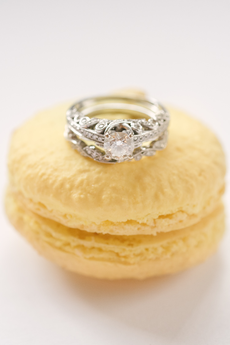 Wedding Engagement Ring Diamond Yellow Macaron Magical Fairytale Forest Wedding Washington http://karissaroe.com/