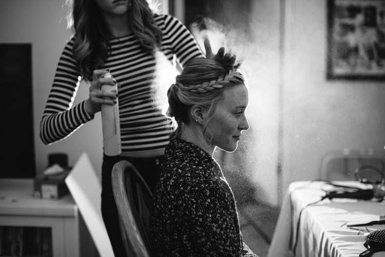 Bride Hair Stylist Braid Hair Style Magical Fairytale Forest Wedding Washington http://karissaroe.com/