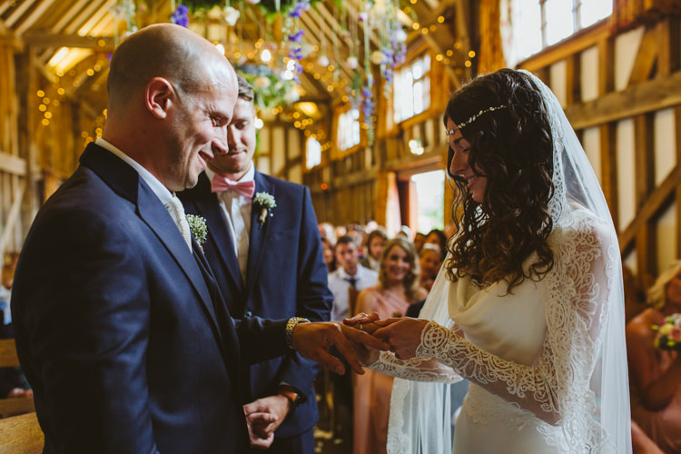 Pretty Festival Barn Countryside Wedding http://www.claretamim.co.uk/
