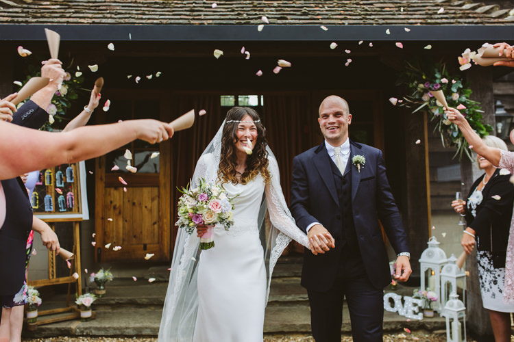 Confetti Pretty Festival Barn Countryside Wedding http://www.claretamim.co.uk/