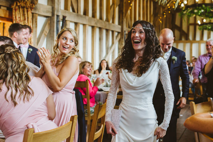 Pretty Festival Barn Countryside Wedding http://www.claretamim.co.uk/