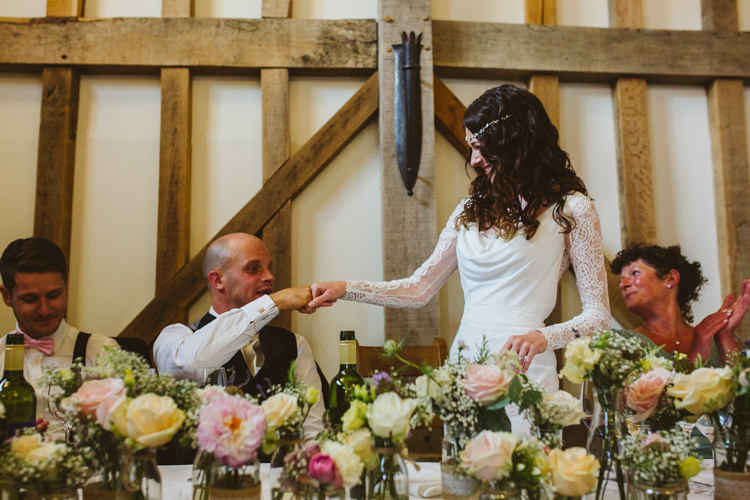 Pretty Festival Barn Countryside Wedding http://www.claretamim.co.uk/