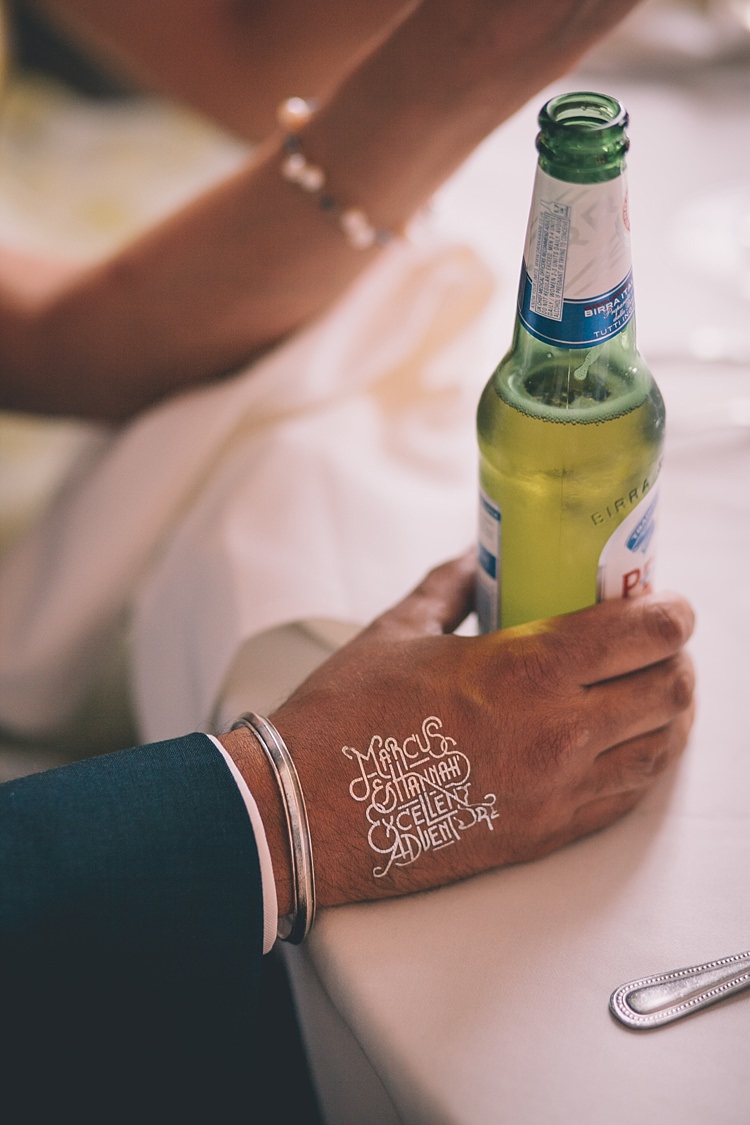 Temporary Tattoo Favours Fun Quirky Country House Wedding http://storyandcolour.co.uk/