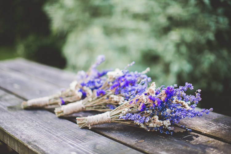 Dried Flowers Bouquets Lavender Bohemian Natural Eco Wedding www.stephnewtonphotography.com