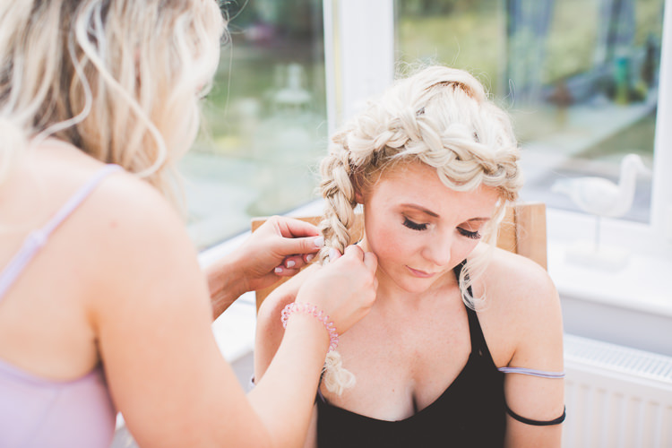 Plait Briad Hair Bride Bridal Bohemian Natural Eco Wedding www.stephnewtonphotography.com