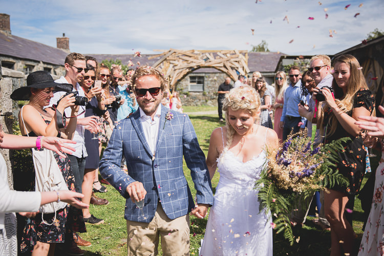 Petal Confetti Bohemian Natural Eco Wedding www.stephnewtonphotography.com