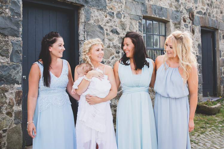 Pale Blue Bridesmaid Dresses Bohemian Natural Eco Wedding www.stephnewtonphotography.com