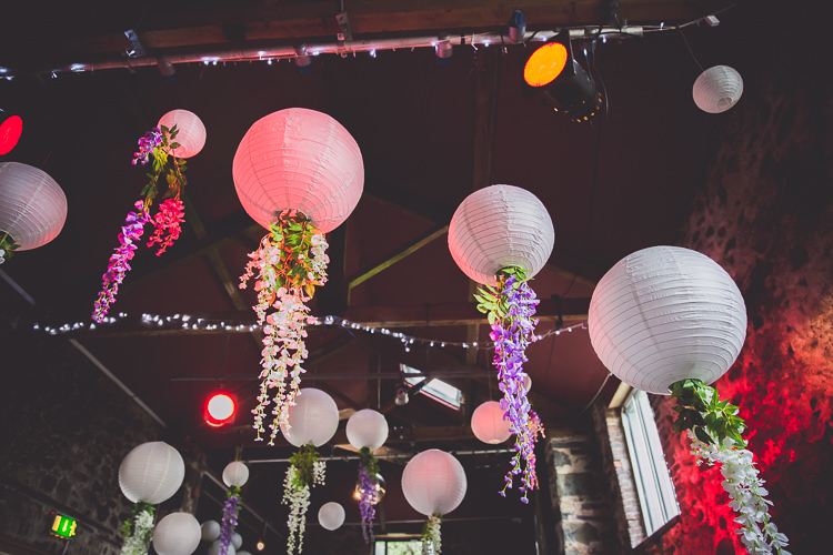 Lanterns Flowers Bohemian Natural Eco Wedding www.stephnewtonphotography.com