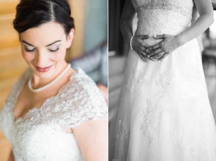 Bride Soft Natural Makeup Lace Cap Sleeve Bridal Gown Pearls Outdoor Spring Vineyard Wedding Tennessee http://www.juicebeatsphotography.com/