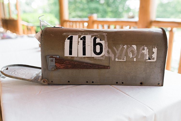 Reception Vintage Mailbox Outdoor Spring Vineyard Wedding Tennessee http://www.juicebeatsphotography.com/