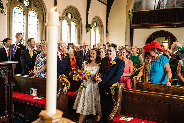 Fun Multicoloured Party Wedding http://www.pauljosephphotography.co.uk/