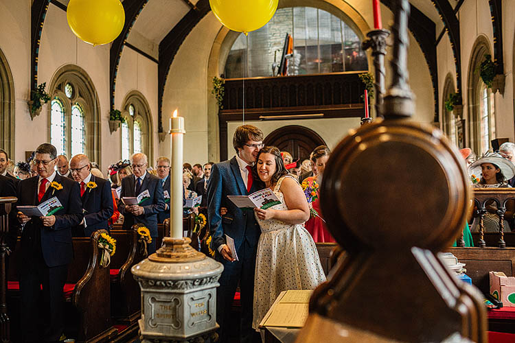 Fun Multicoloured Party Wedding http://www.pauljosephphotography.co.uk/