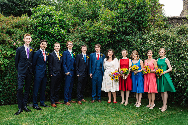 Fun Multicoloured Party Wedding http://www.pauljosephphotography.co.uk/