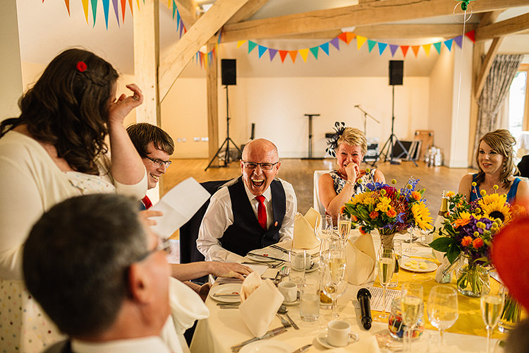 Fun Multicoloured Party Wedding http://www.pauljosephphotography.co.uk/