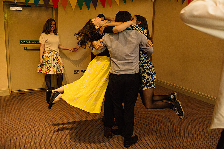 Fun Multicoloured Party Wedding http://www.pauljosephphotography.co.uk/