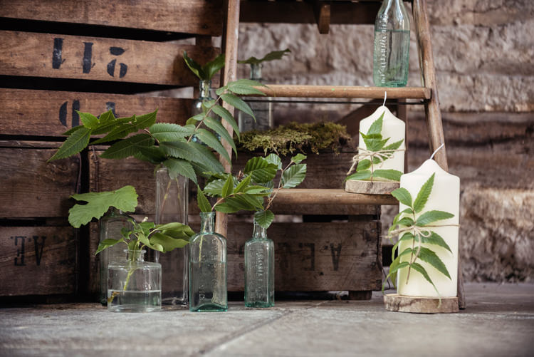Organic Foliage Rustic Wedding Ideas http://www.sarahvivienne.co.uk/