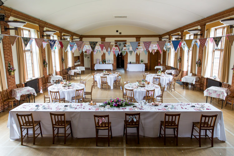 Village Hall Bunting Vintage 1950s Summer Fete Wedding http://www.mia-photography.com/