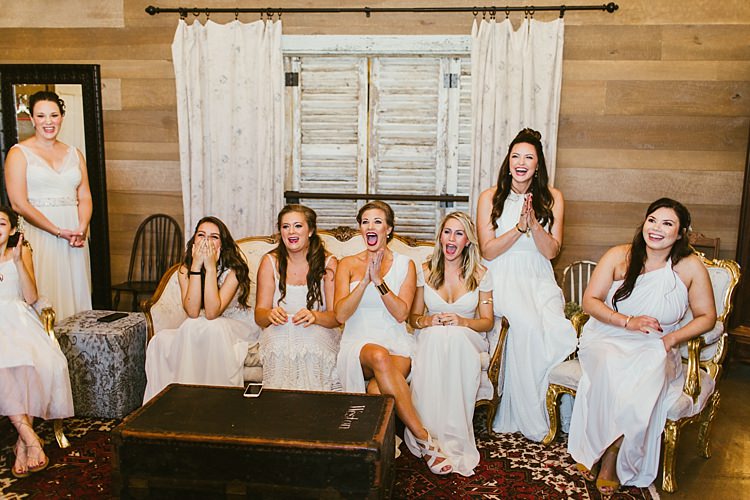 Bridesmaids Ivory Dresses Different Styles Whimsical Boho Outdoor Wedding Alabama http://belightphotography.com/