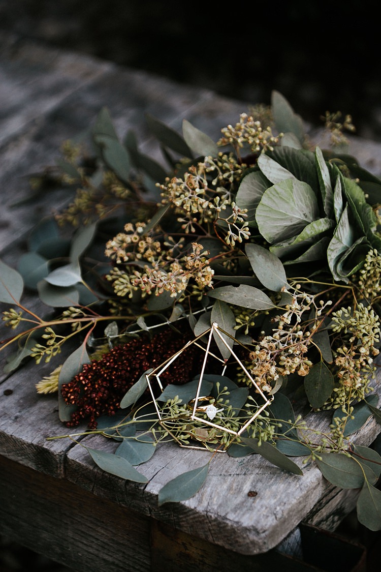 Fresh Wild Florals Eucalyptus Wooden Table Whimsical Boho Outdoor Wedding Alabama http://belightphotography.com/