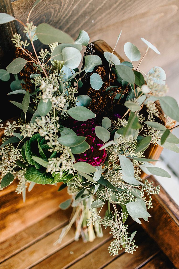Fresh Wild Floral Eucalyptus Bouquet Whimsical Boho Outdoor Wedding Alabama http://belightphotography.com/