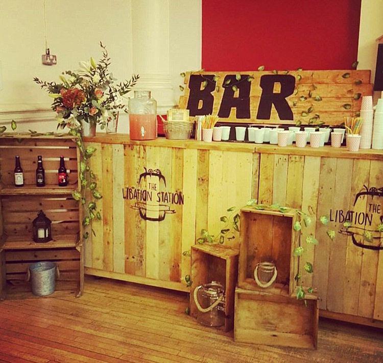 Mobile Wedding Bar Cocktail Rustic Quirky The Libation Station