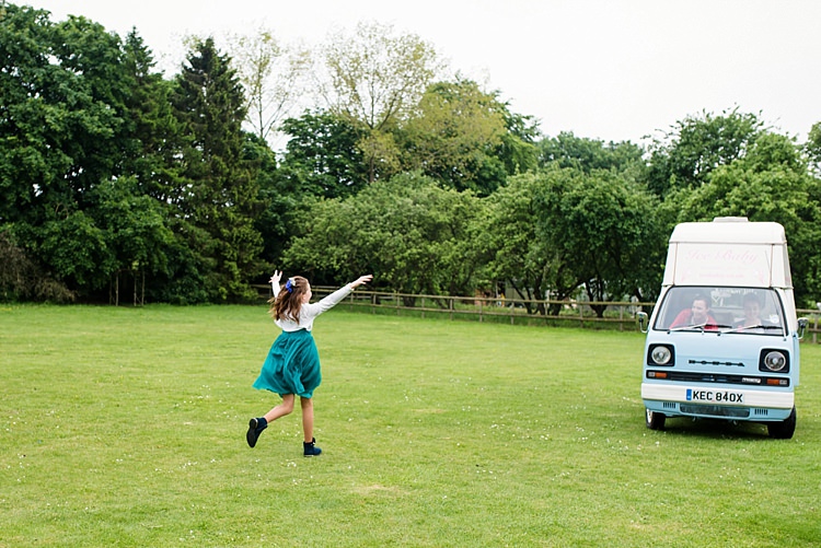 Ice Cream Van Bright Quirky Crafty Wedding http://www.babbphoto.com/