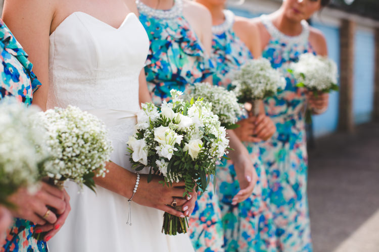 Bouquets Bridesmaids Gyp Gypsophila Baby Breath Stylish Relaxed Fun White Wedding http://www.livvy-hukins.co.uk/
