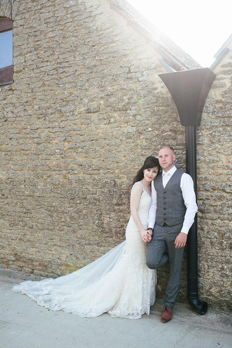 Elizabeth Ronald Joyce Dress Gown Bride Bridal Straps Lace Soft Springtime Countryside Wedding http://www.claudiarosecarter.co.uk/