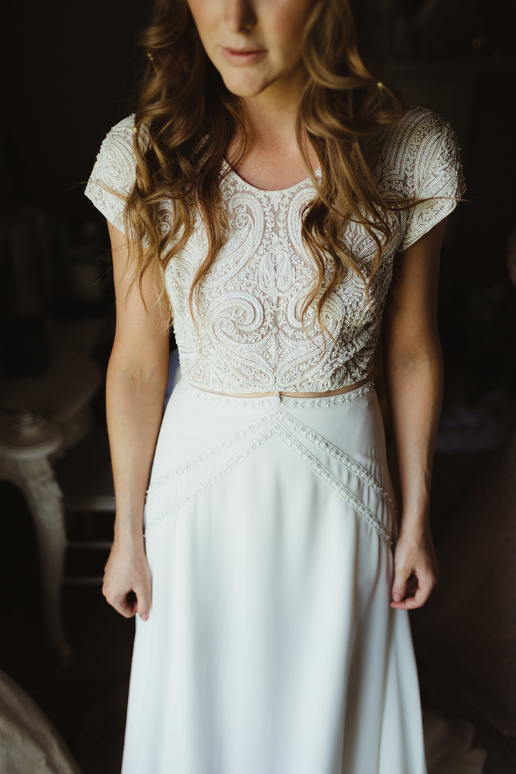 Bo and Luca Isra Bride Bridal Seperates Skirt Top Dress Gown Bohemian Outdoor Blessing Garden Wedding http://www.lukehayden.co.uk/