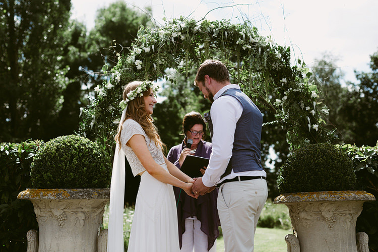 Foliage Greenery Arbour Arch Backdrop Bohemian Outdoor Blessing Garden Wedding http://www.lukehayden.co.uk/