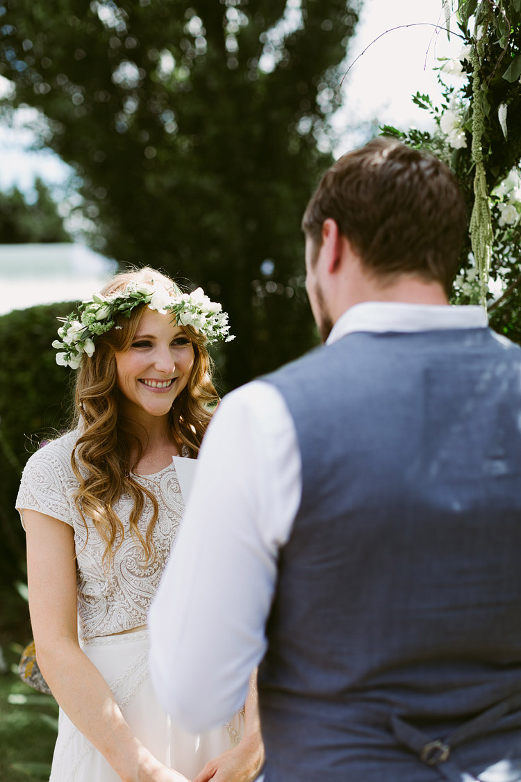 Bohemian Outdoor Blessing Garden Wedding http://www.lukehayden.co.uk/