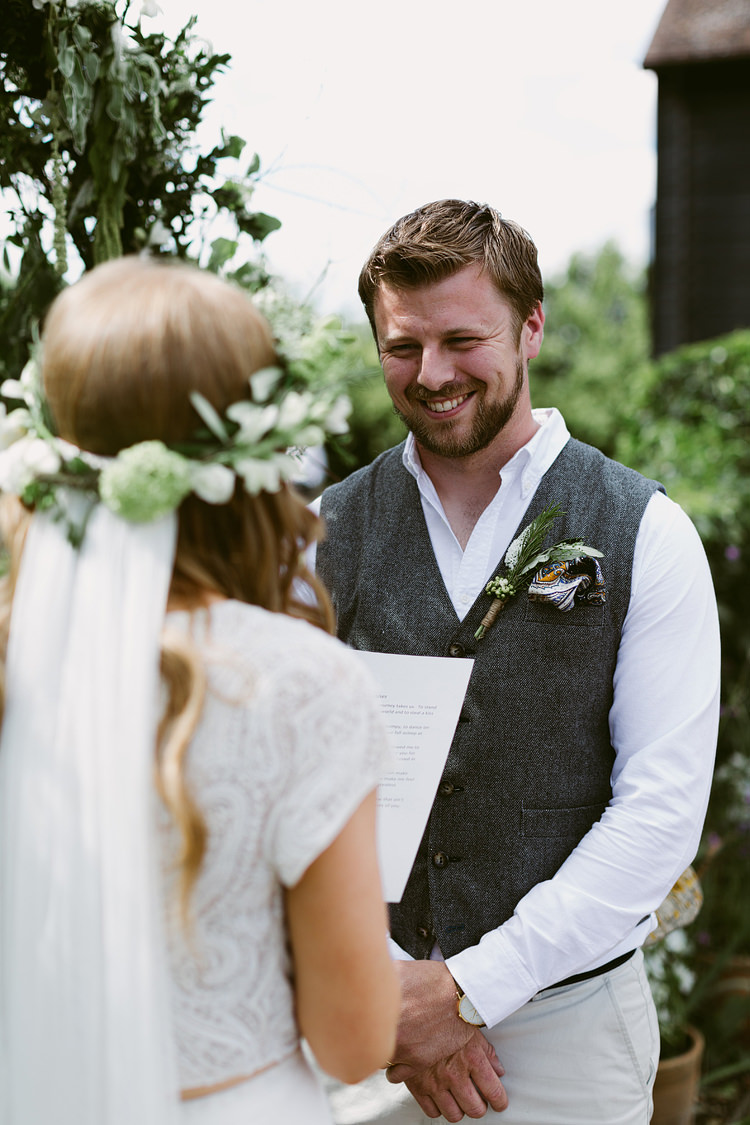 Bohemian Outdoor Blessing Garden Wedding http://www.lukehayden.co.uk/