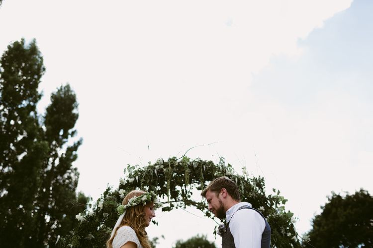 Bohemian Outdoor Blessing Garden Wedding http://www.lukehayden.co.uk/