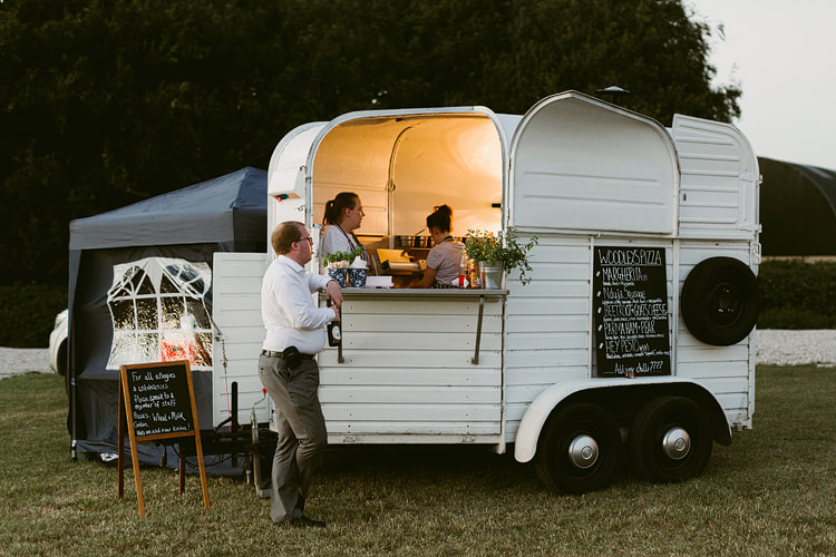 Pizza Van Truck Bohemian Outdoor Blessing Garden Wedding http://www.lukehayden.co.uk/