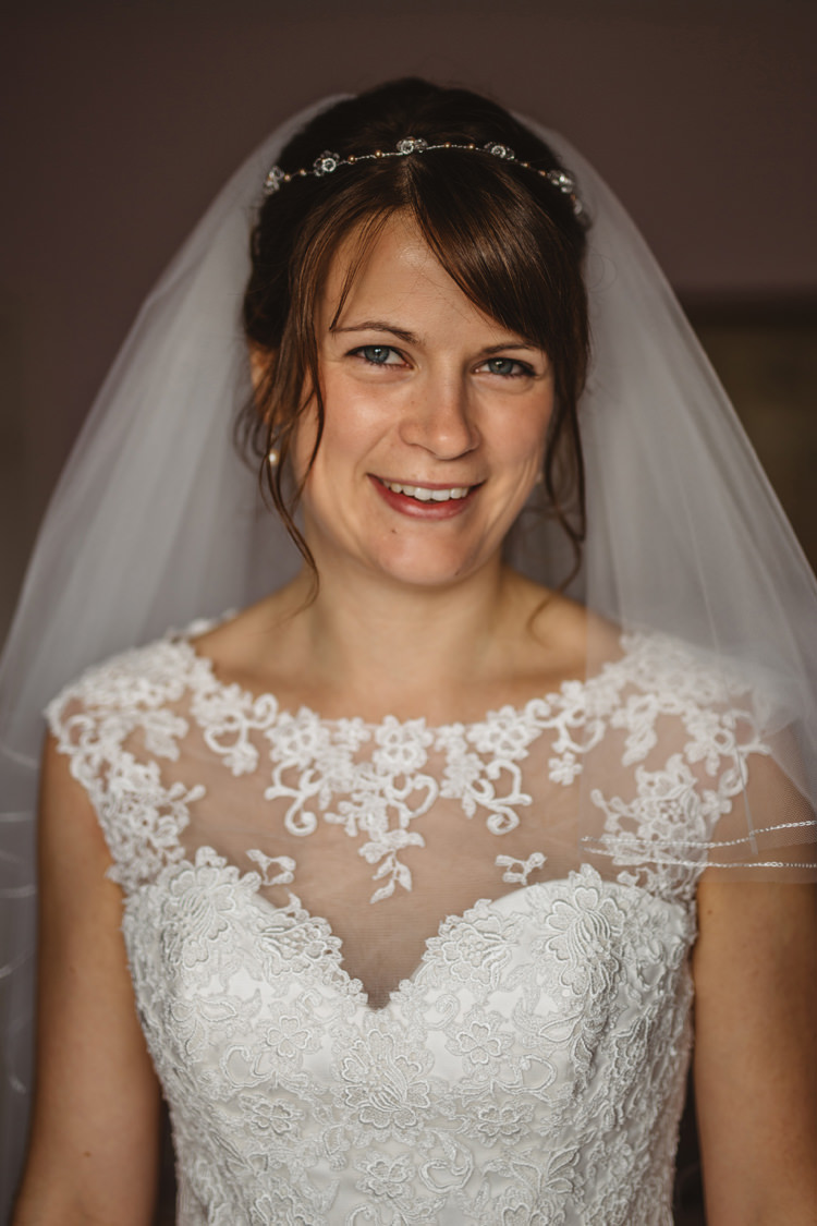 Bride Bridal Make Up Colourful Home Made Garden Wedding http://www.maytreephotography.co.uk/