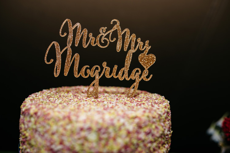 Hundreds Thousands Cake Topper Personalised Colourful Home Made Garden Wedding http://www.maytreephotography.co.uk/
