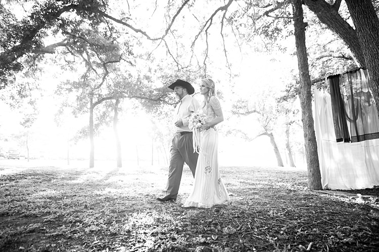 Bride Beaded Jenny Packham Bridal Gown Father Ceremony Entrance Private Tent Trees Gold & Peach Riverside Garden Wedding http://kellyhornberger.com/ 