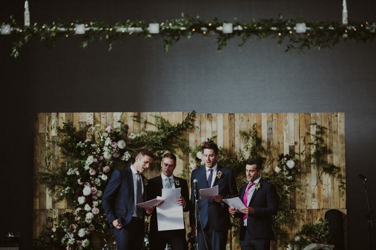 Pallet Flowers Sign Backdrop Top Table Romantic Stylish Relaxed Sea Wedding http://www.oxiphotography.co.uk/