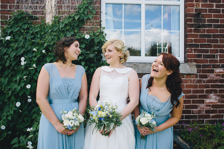 Bridesmaid Dresses Home Made Vintage Pale Blue Wedding http://www.elliegracephotography.co.uk/
