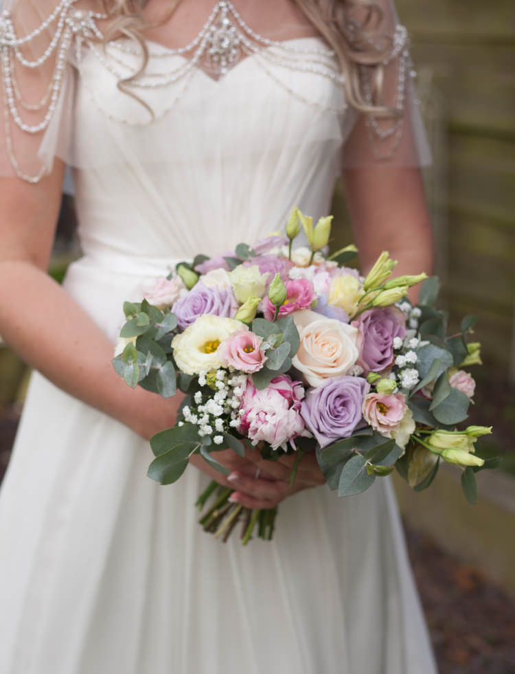 Pink Purple Rose Bouquet Bride Bridal Flowers Pastel Marquee Garden Party Wedding https://www.deliciousphotography.co.uk/