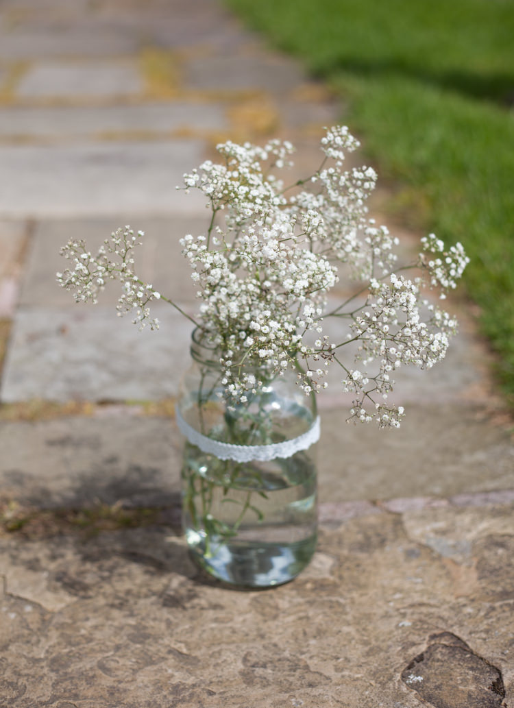 Gyp Gypsophila Baby Breath Jar Flowers Pastel Marquee Garden Party Wedding https://www.deliciousphotography.co.uk/