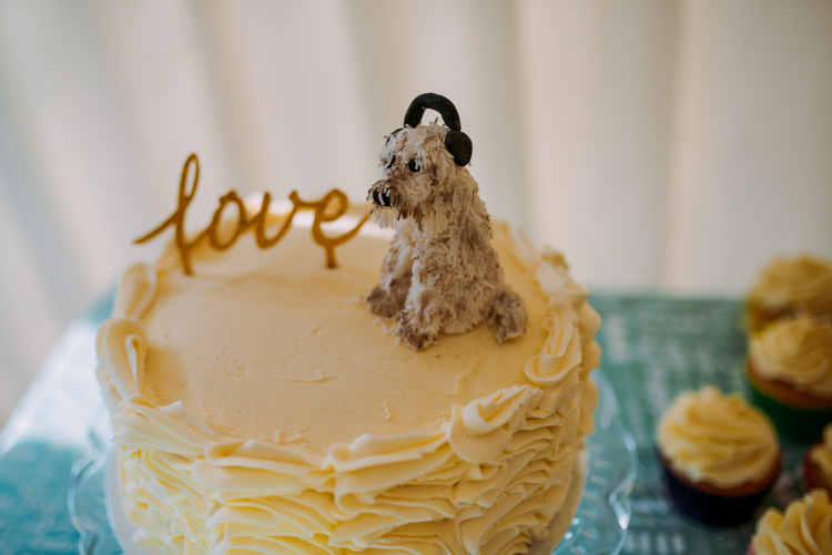 Dog Cake Topper Colourful Cool Hand Made Wedding http://www.jonnybarratt.com/