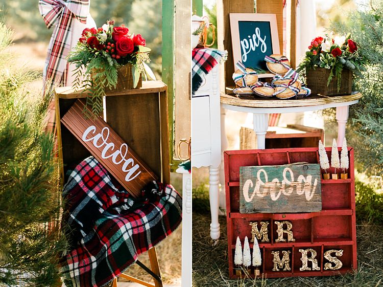 Christmas Tree Farm Wedding Ideas http://loriblythe.com/