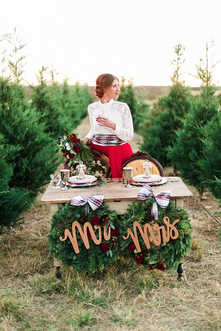 Christmas Tree Farm Wedding Ideas http://loriblythe.com/ 