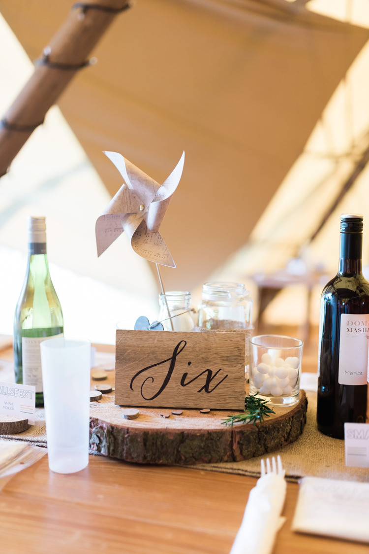 Table Centrepiece Pinwheel Wooden Number Long Decor Camping Festival Rave Tipi Wedding http://petalandblushartistry.co.uk/